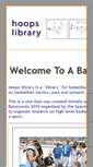 Mobile Screenshot of hoops-library.com